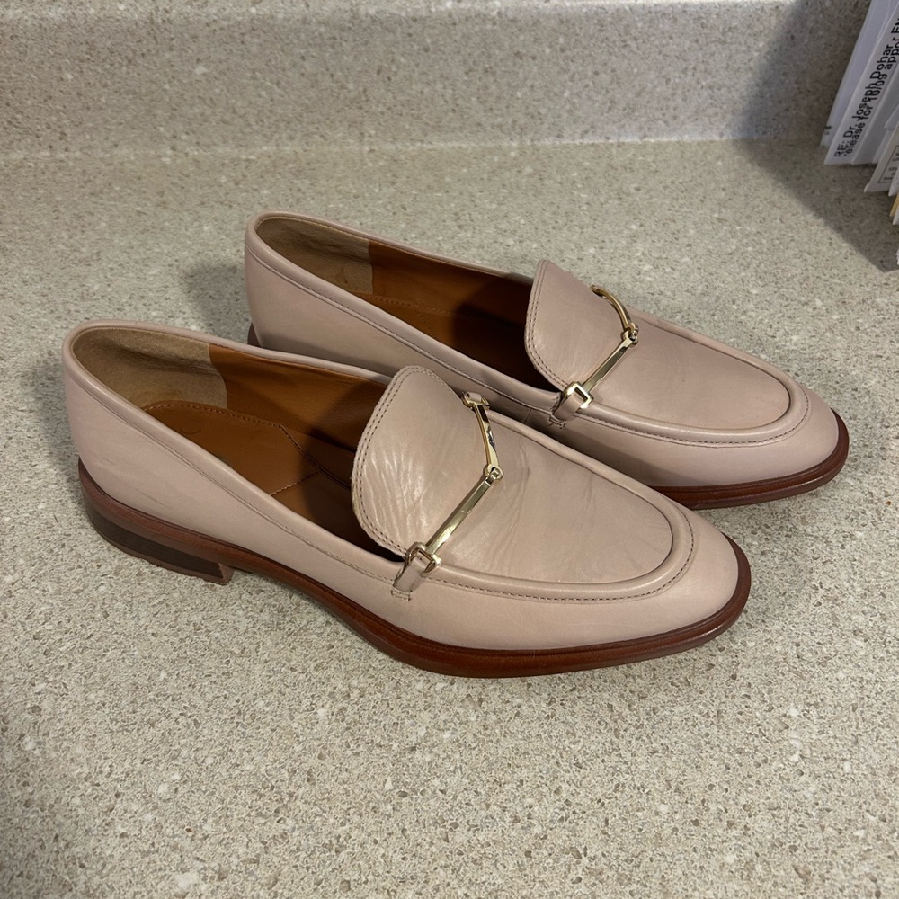 Franco Sarto Loafers with Gold Accent